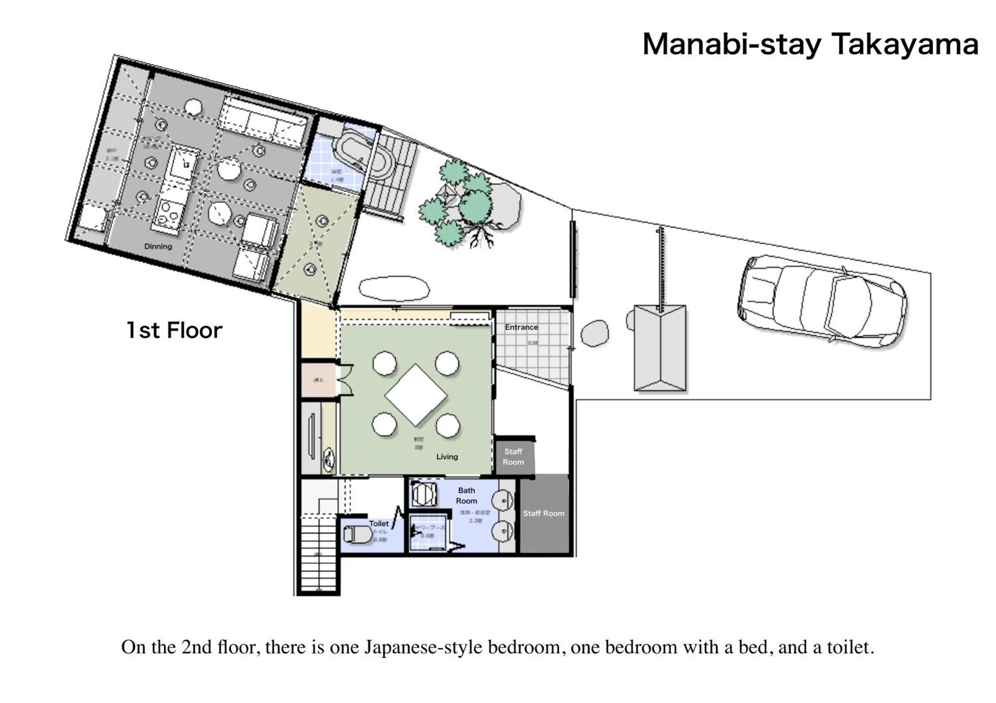 Manabi-Stay Takayama モダンな蔵ダイニングと半露天風呂付き古民家一棟貸切ホテル Exteriör bild